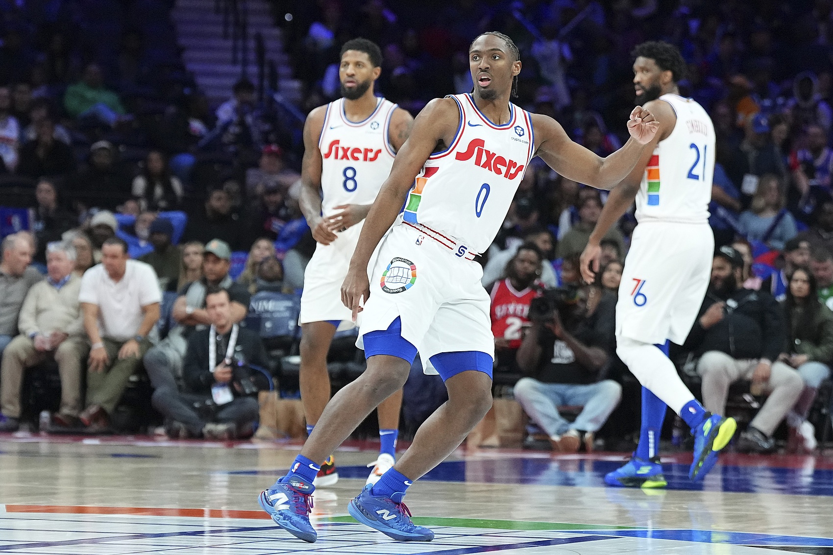 76人VS猛龙首发：马克西&amp;VJ&amp;乔治&amp;恩比德出战 英格拉姆伤愈复出