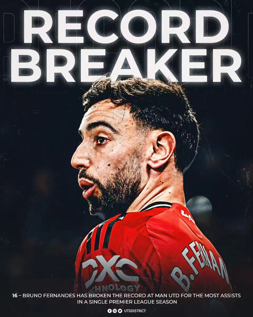 kaiyun 官网-16次助攻！B费创曼联队史单赛季助攻纪录